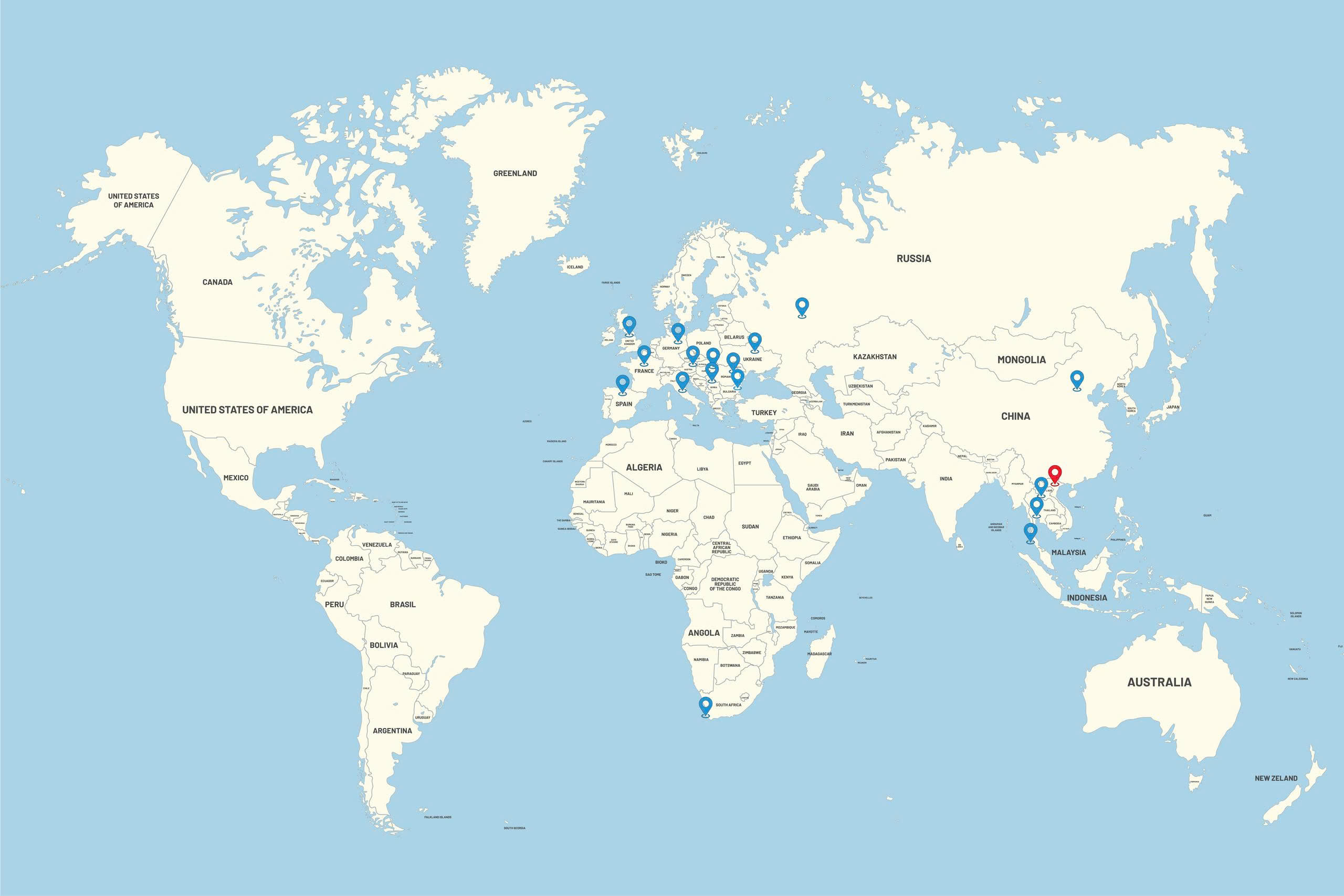 Distributors-map